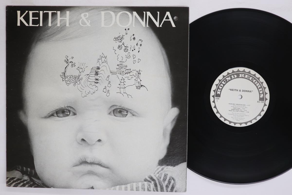LP Record KEITH  DONNA  Keith  Donna RX104 ROUND 1975 US Rock Used