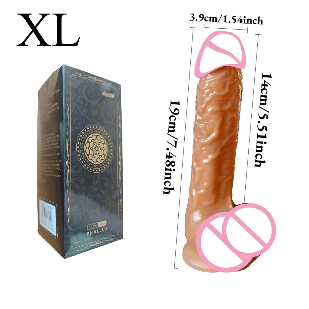 Waterproof Silicone Adult Sex Toys Soft Thick Realistic Dildo Anal Vagina Stimulator Penis Female Masturbator Massager Dick Cock