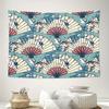 Japanese Wave Tapestry Anime Wall Hanging Ocean Art Decor Room Aesthetic Beach Home Decor Japanese Style Mural Backdrop