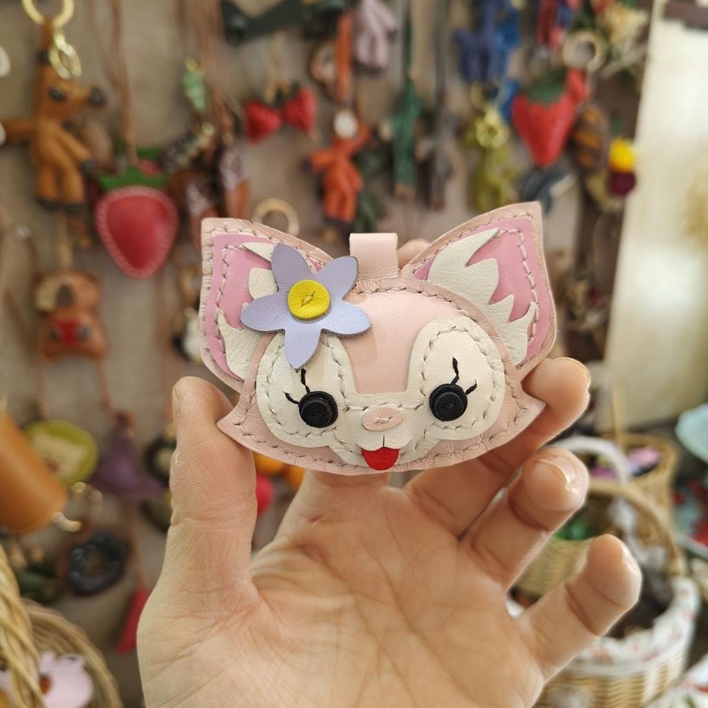 Soft Leather Ragdoll Cat Doll Keychain Pendant Hanging Bag Accessories Decoration Couple Doll Cute Gift Holiday Bag Pendant