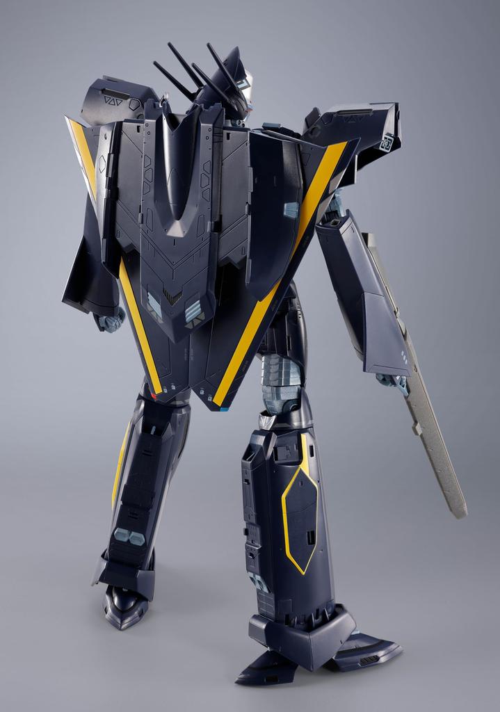 Tamashii Nations DX Chogokin Macross 7 VF-17S Nightmare Stealth Valkyrie Gumlin Kizaki Machine 250mm ABS Metal PVC Movable Figure