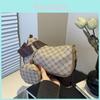Stylish Street Trend Pu Crossbody Bag For Women Chic Plaid Pattern Small Square Bag