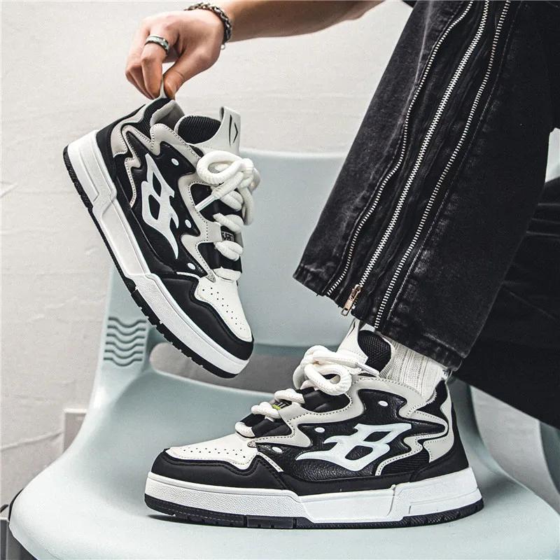 Stil Schuhe Sommer atmungsaktiv leicht bequem hohe Qualität trendig Mesh lässig Herren Slipper Skate Schuhe Mode