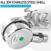 G1/4 Thread 0-400bar Pressure Measurement Gas Water Air Fuel 60mm Dial 0-30Mpa 0-40Mpa 0-60Mpa Radial LCD Display Pressure Gauge
