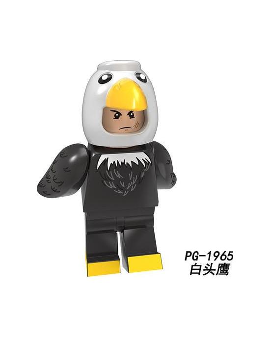 Cartoon Nette Tiere Pumpen Serie Kaninchen Kuh Lebkuchenmann Katze Hund Dargon känguru hirsch Bausteine ​​Spielzeug