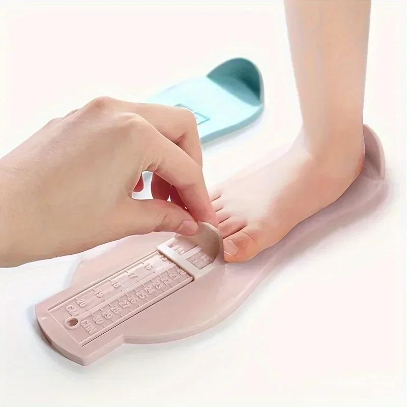 Portable Kids Foot Ruler Non Slip Shoe Sizer Tool for Children Infant Shoes Measurement Gauge Growth Tracker Feet Length Device