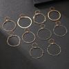 10Pcs/set Vintage Style Snake Chain Bracelet Flat Chain Multi-layer Bracelet  Casual Wear