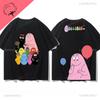 Famous Cartoons Barbapapa Double SidedPrinted T Shirt Casual Funny Kawaii Tops Boys Girls Aesthetic Teenager Outfits Graphic