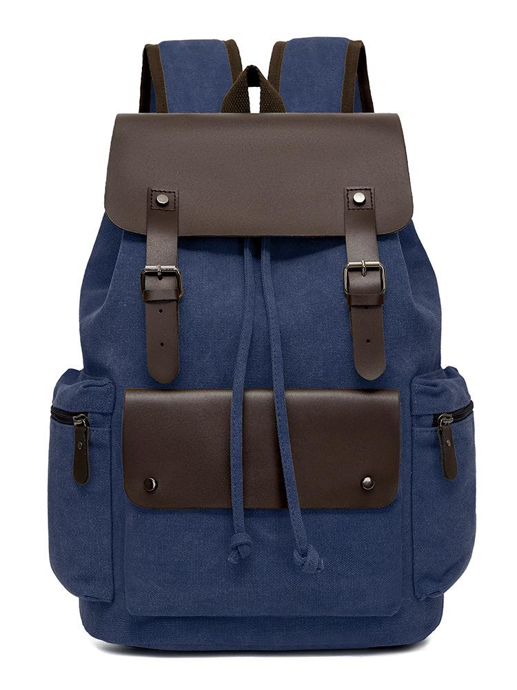 Men's Canvas Trend Large Capacity Casual Backpack