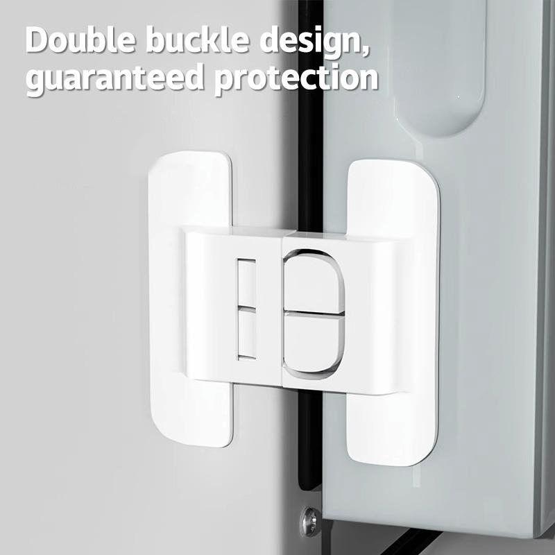 General Baby Door Safety Locks Anti-Opening Cabinet Open Glass Cabinet Safety Lock Anti-Clip Hand Door Lock Fixing Clips