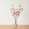 Faux Artificial Pomegranate Branches Plastic Realistic Simulation Pomegranate Fruit Elegant Bonsai Fake Flowers