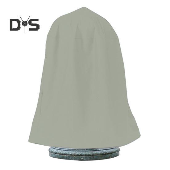 Waterproof Fountain Protector with Drawstring Simple Installation Reusable Oxford Cloth Garden Statue Cover with UV-Resistant Coating