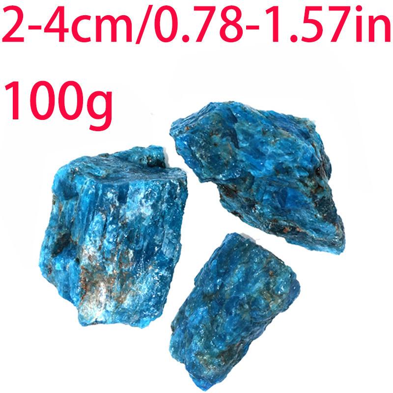 Collection Apatite Natural Blue Gemstone Mineral Specimens Rock Decorate Gift