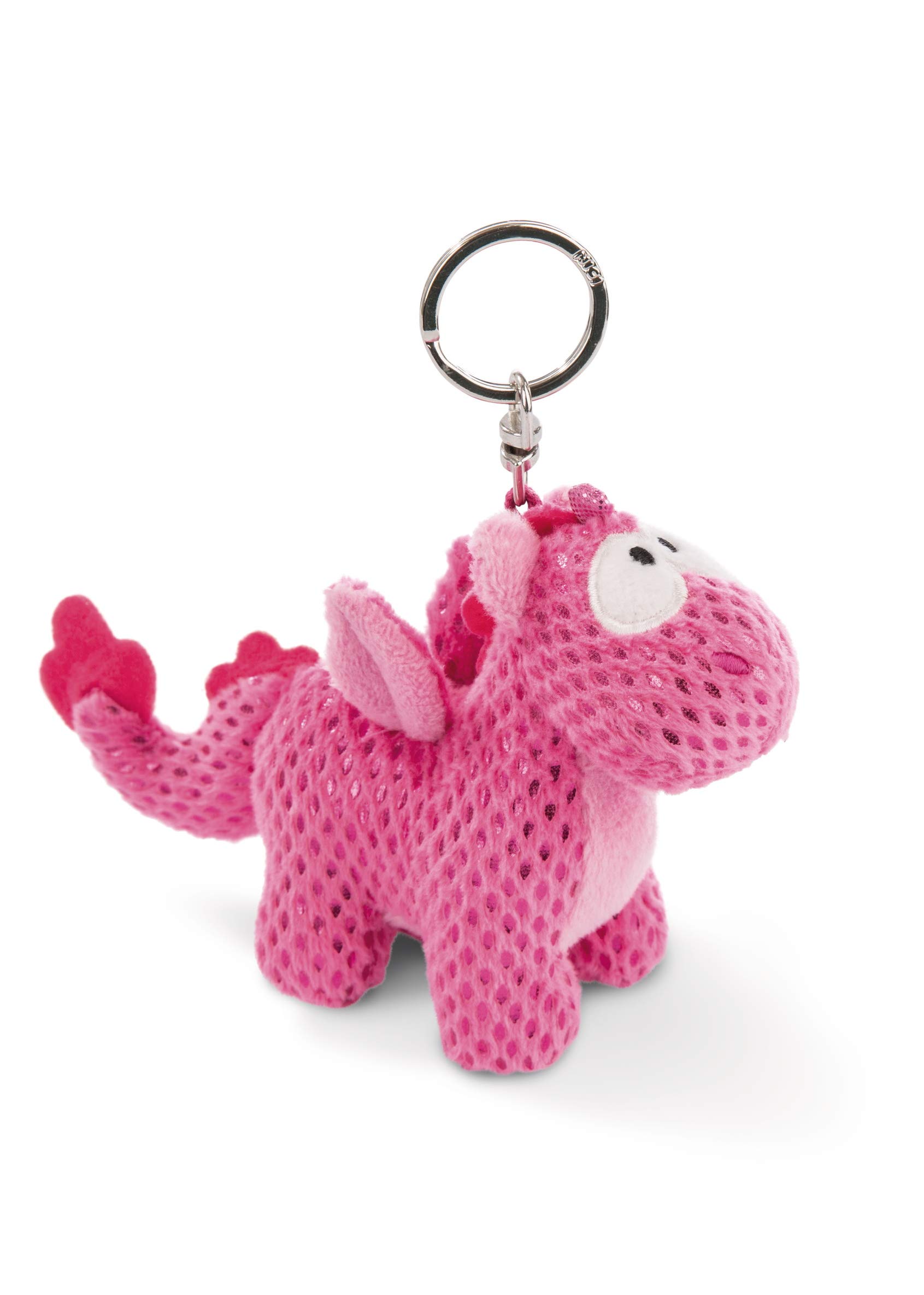 

NICI Uni-Dragon Ruby Key Ring, 10cm, Dragon, Unicorn, Pink, Sparkly, Gift, 3045694