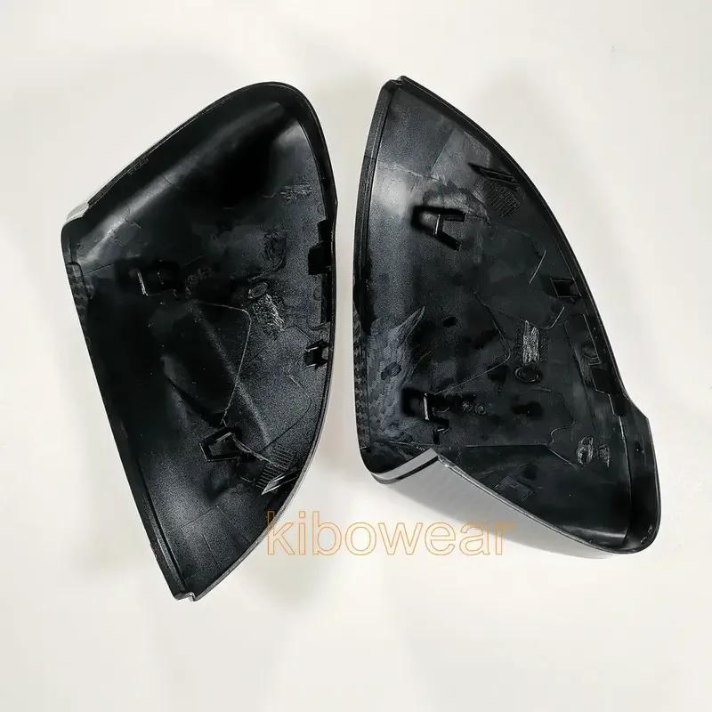 Pair Glossy black Side Mirror Caps for VW Golf GTI MK8 VIII 8 R Covers 2024 door wing rearview replace auto