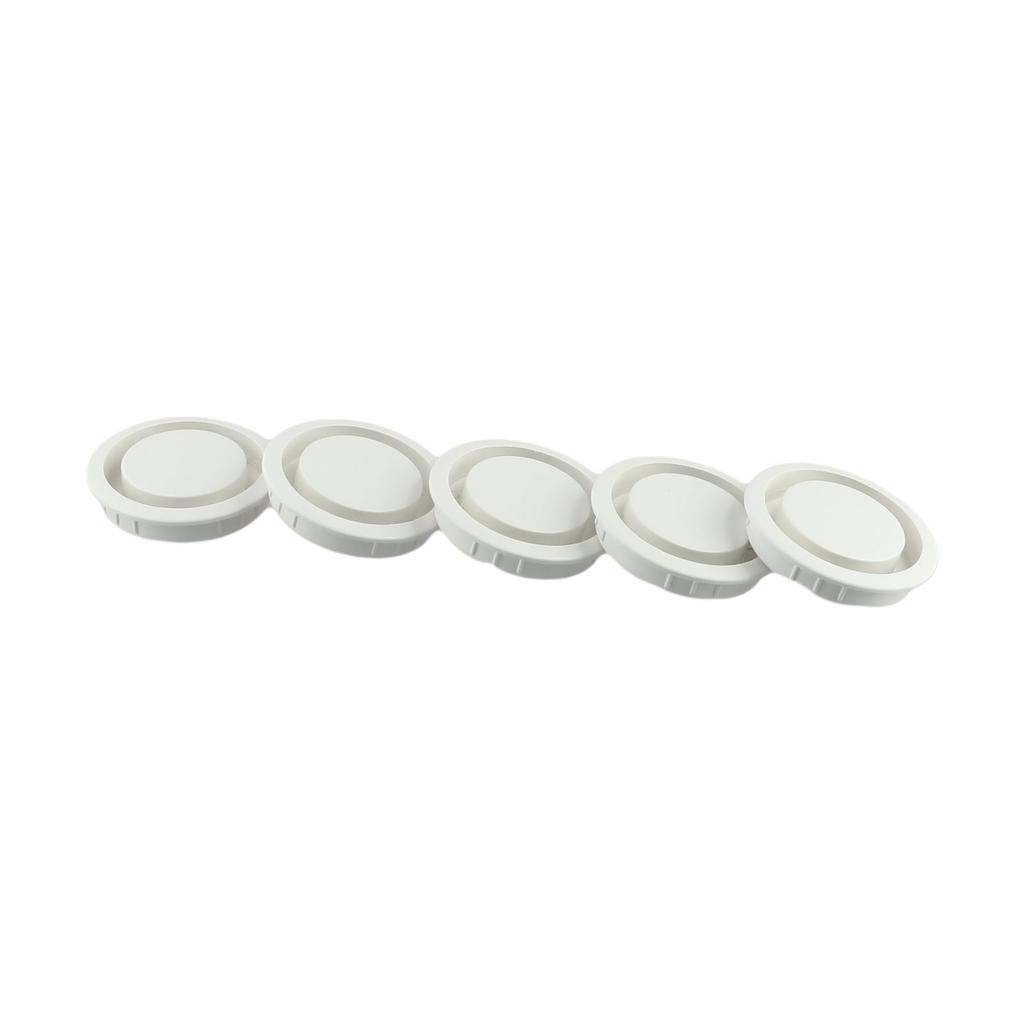Cabinet Vents ABS Plastic Air Vent Decor Grey/Black/Brown/White