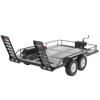 New Metal Trail Car Trailer Accessory with Four Tires Fit for RC4WD  1/10 RC Car RC Accessory RC Trailer