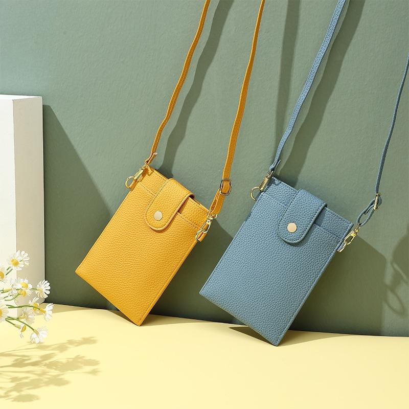 Women Crossbody Phone Bag PU Leather Cell Phone Wallet Purse Touchscreen Shoulder Bag Card Holder Coin Purse Mini Messenger Bag for Women