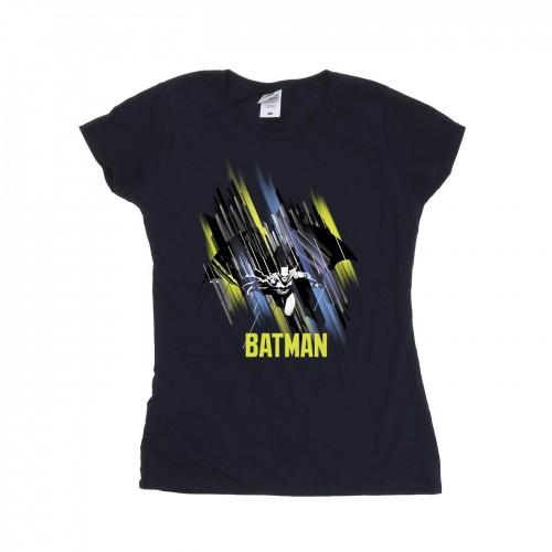 

DC Comics Womens/Ladies Batman Flying Batman Cotton T-Shirt XXL білий