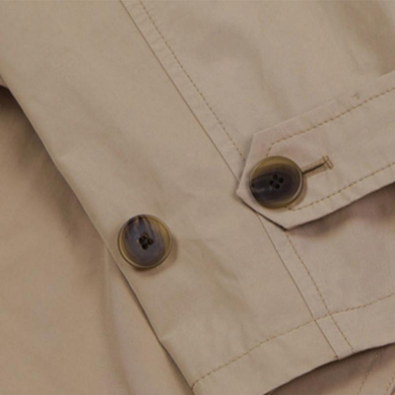 Shs Miss  Double Button Cotton Trench Coat