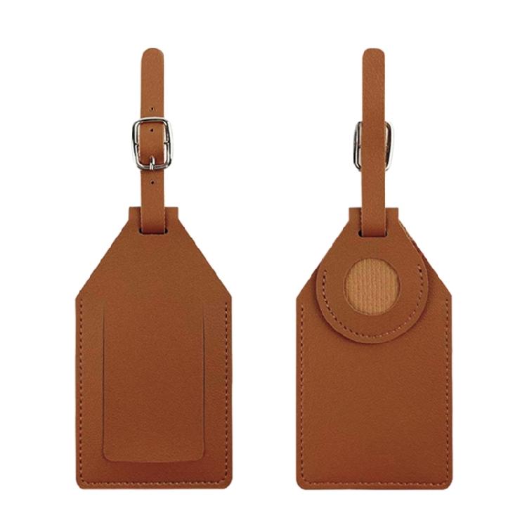 PU Baggage Backpack Tags Suitcase Luggage Tags Travel Suitcase Label with Strap