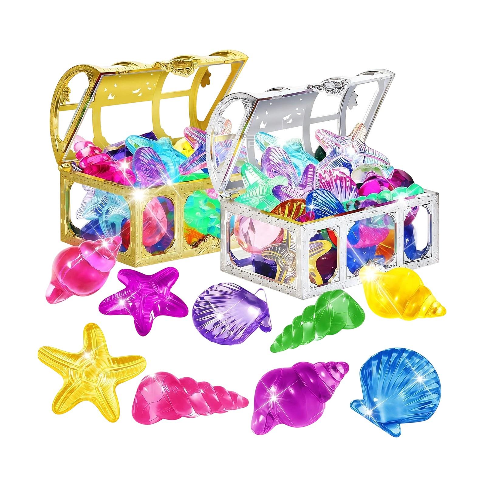 

Summer-Appropriate Children s Pool And Diving Pool Toys, Diving Game Treasure Chest Toy Set. One Size