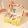 Large Capacity Handheld Cosmetic Case Oxford Cloth Toiletry Bag Kawaii Mushroom Makeup Bag  Outdoor