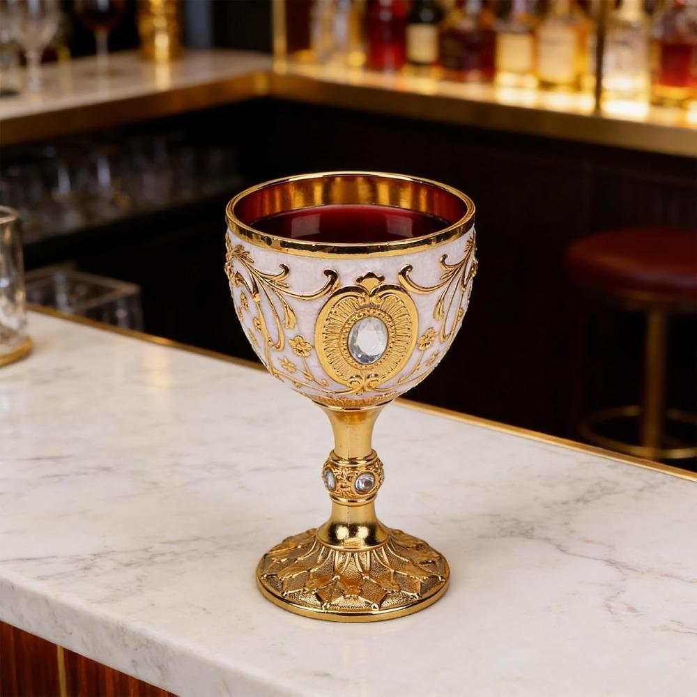 Small Medieval Goblet Alloy Metal Wine Cup Goblets & Chalices Vintage Chalice  Party Favors