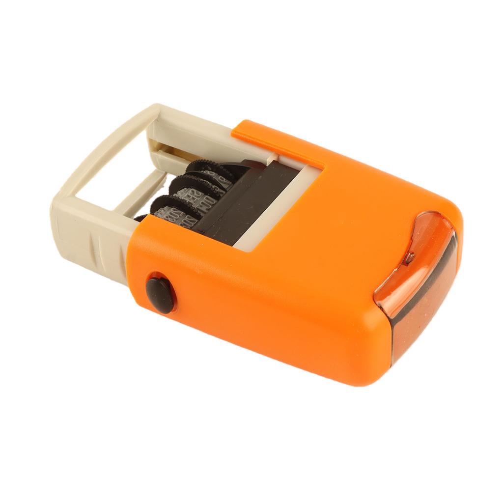 25x2.8mm English Date Stamp Clear Stamping Quick Drying Date Stamp for Study Work Life