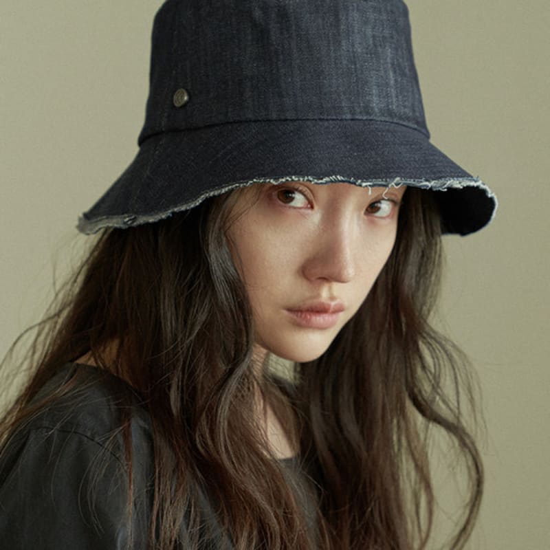 

poesiedame [everydaylife] Layered bucket hat_denim (unisex) FREE