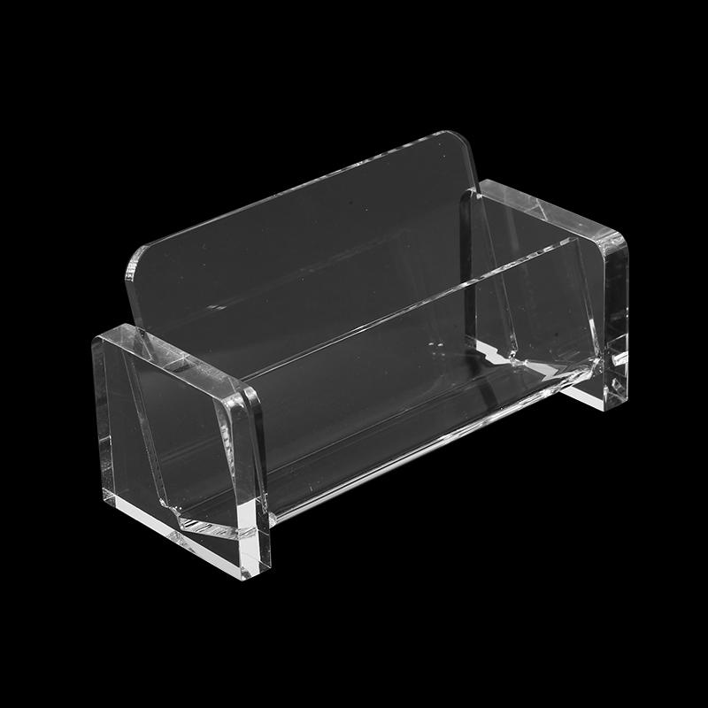 Creative Business Card Case Holder Desktop Office Modern Card Display Organizer Stand Stationery Storage Box