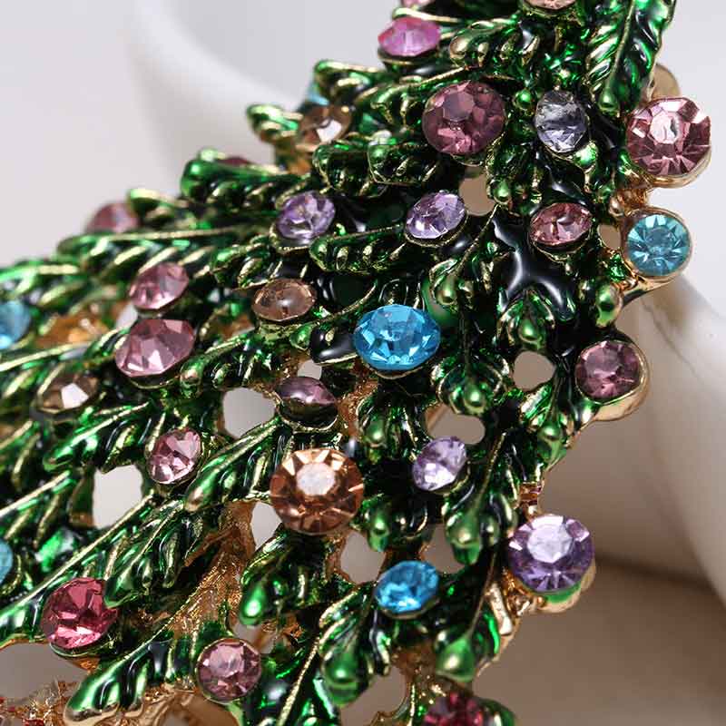 Christmas Limited Edition Christmas Tree Brooch For Women, Versatile Party Decoration Accessories, Exquisite Decorative Brooch Gifts
