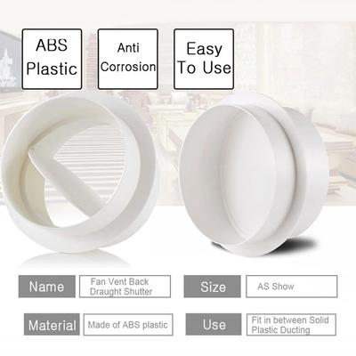 Válvula de Retención de 100 mm 120 mm 200 mm 80 mm Para Ventilador de Baño