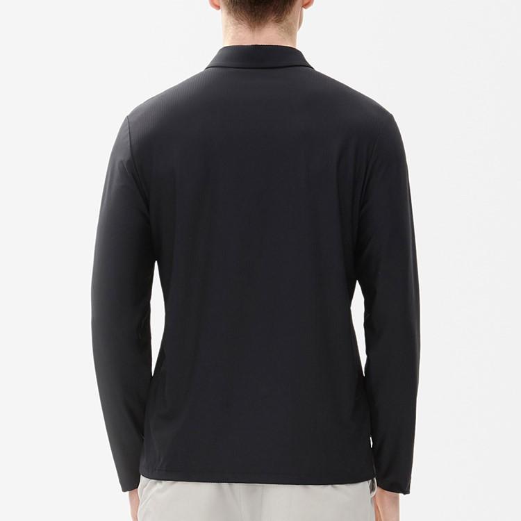 New FILA Polo Shirts Men's Jet Black F11M232208F-BK