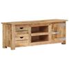 Day and Night - Day and Night TV Cabinet Made of Solid Rough Mango Wood 110x30x40 Cm