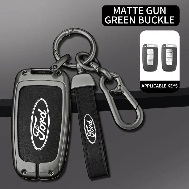 Car Sticker Ford New 2025 Hot Car Keychain Luxury Key Ring Holder Car Key Buckle Jewelry Gift For Ford Focus Mondeo Mk4 Mk5 Rang