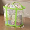 Large Capacity Foldable Laundry Basket Nylon Storage Basket  for Children Toy Storage