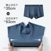 Fenteng Men's Pure Cotton Antibacterial Breathable Four Cornered Underwear (4-Pack)