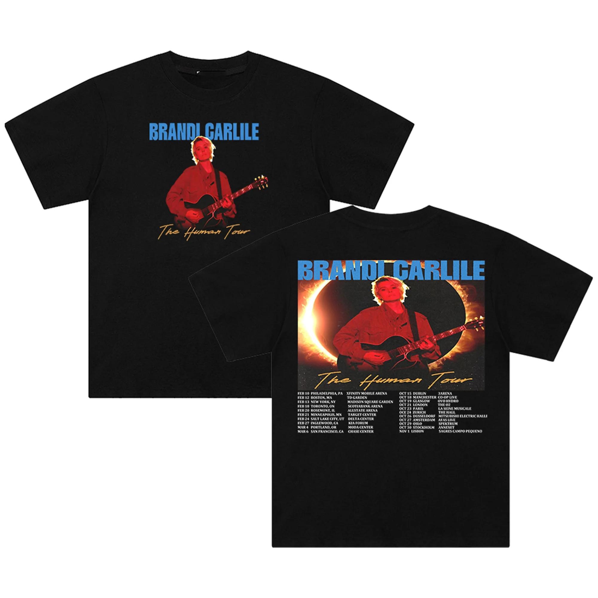 Brandi Carlile The Human Tour 2026 Tshirt Crewneck Short Sleeve Men Women Tee S