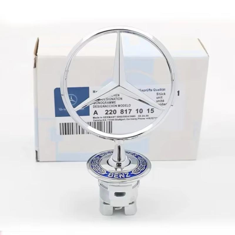 Pro Mercedes Benz Auto Znak na kapotu Přední kapota Chromová značka Příslušenství Pro Mercedes Benz AMG W204 W205 W203 W211 W212 W21