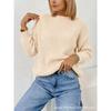European American Fashion New Hollow-out Hole Knitted Pullover, Simple Comfortable Spring Autumn Fashion Top