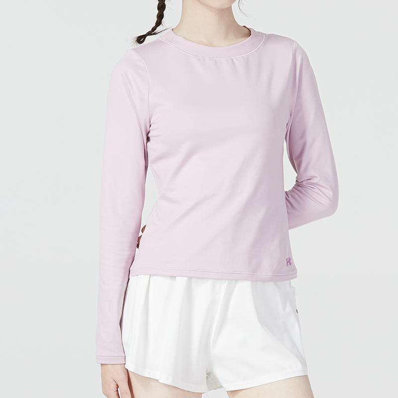 Under Armour Solid Color Sport Training T-Shirt Women Tops Pink 1376338-694