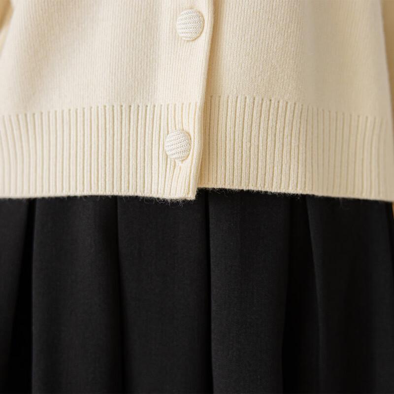 Mocana Women's Elegant Knit Cardigan & Mid-Length Dress Set