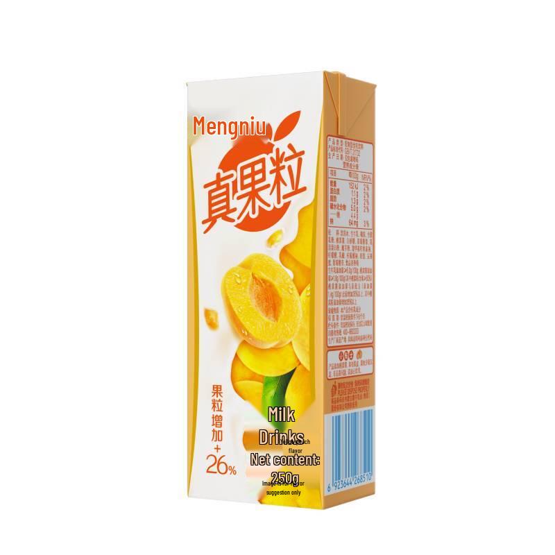 Mengniu Zhenguoli Yellow Peach Fruit Granules Drink