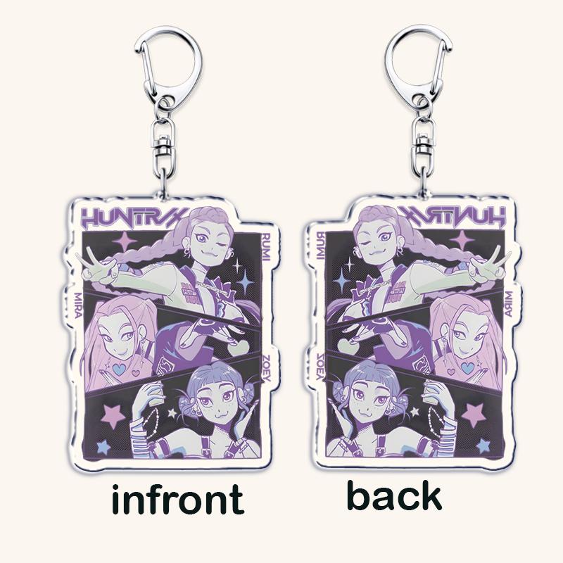 Dämonenjäger Huntrix Beliebte Kpop Tv Saja Jungen Schlüsselanhänger für Zubehör Tasche Rumi Zoey Jinu Schlüsselanhänger Schmuck Fans Freunde Geschenke