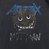 OLD 80s 90s Anthrax Band T-shirt Notman Short Sleeve T-shirt Black Men's Used