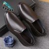 High-value new trendy shoes men's business casual leather shoes real cowhide soft leather soft-soled leather shoes