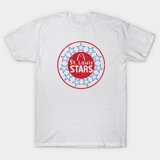 Мужская черная футболка с принтом 1968 St Louis Stars Несуществующий Винтажный Футбол No-Cut Термотрансферная бумага Принт Хлопковая футболка M белый