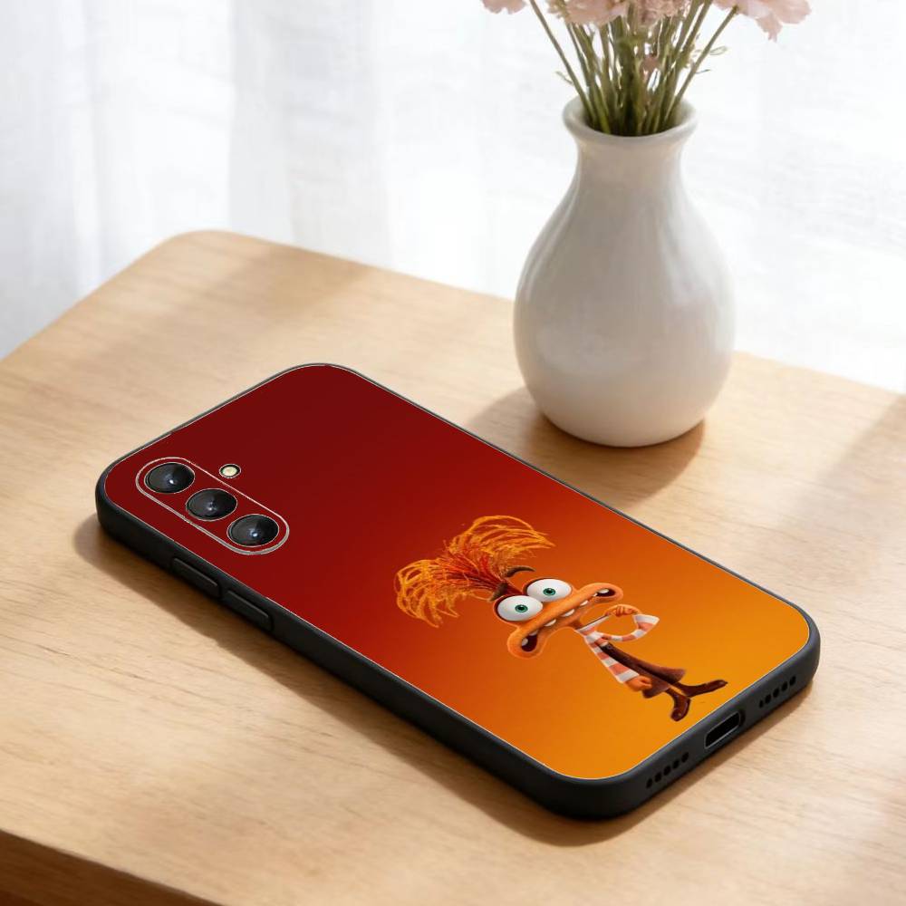 Adventure Anime Inside Out  Phone Case For Samsung Galaxy A73,A21s,A22,A31,A52,A53,A71,A41Soft Black Shell
