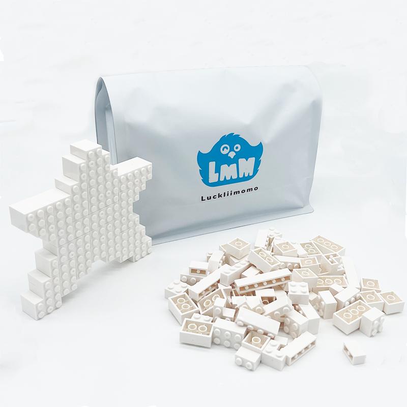 

600-1200 Pieces Building Blocks Basic Bulk Classic Building Bricks MOC DIY Toy Compatible with Majoy Brands 600pcs білий